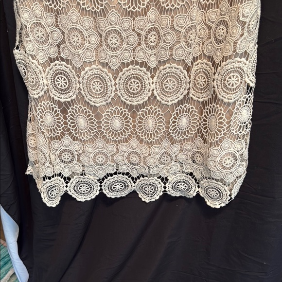 Eliza J Ivory Crochet Lace Dress – Size 14 – Excellent Condition - Picture 4 of 10